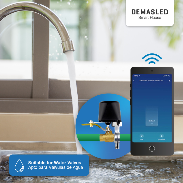 Dispositivo Smart WIFI para Apertura/Cierre Automático de Válvula