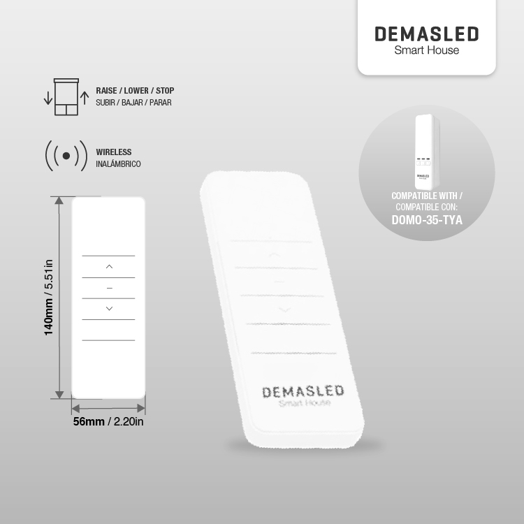 Control Remoto para DOMO-35-TYA