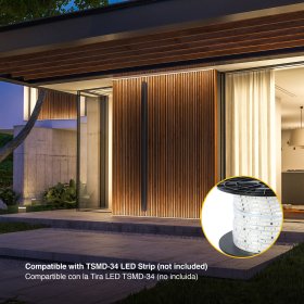 Cable Alimentador para tira LED, Plug ARG, compatible con TSMD-34