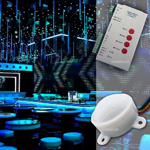 Controlador Pixel T-1000S con memoria SD, 2048 pixeles