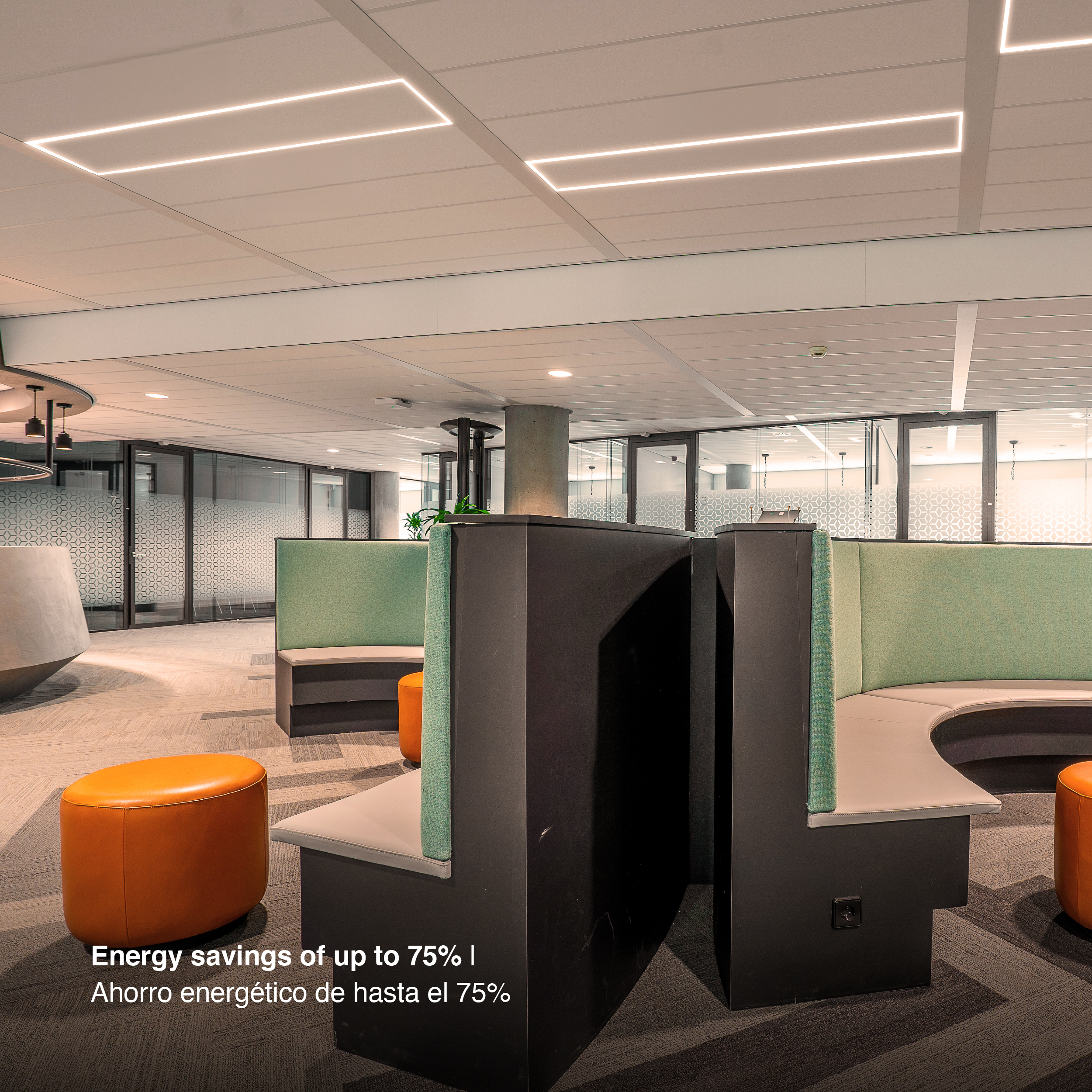 Marco Luminoso LED de 60x30cm 36W 4000lm blanco Cálido 3000K