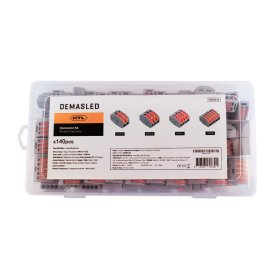 Kit de Conectores Empalme Fast Clip Tipo Wago 2, 3, 4 and 5 Polos x140 piezas