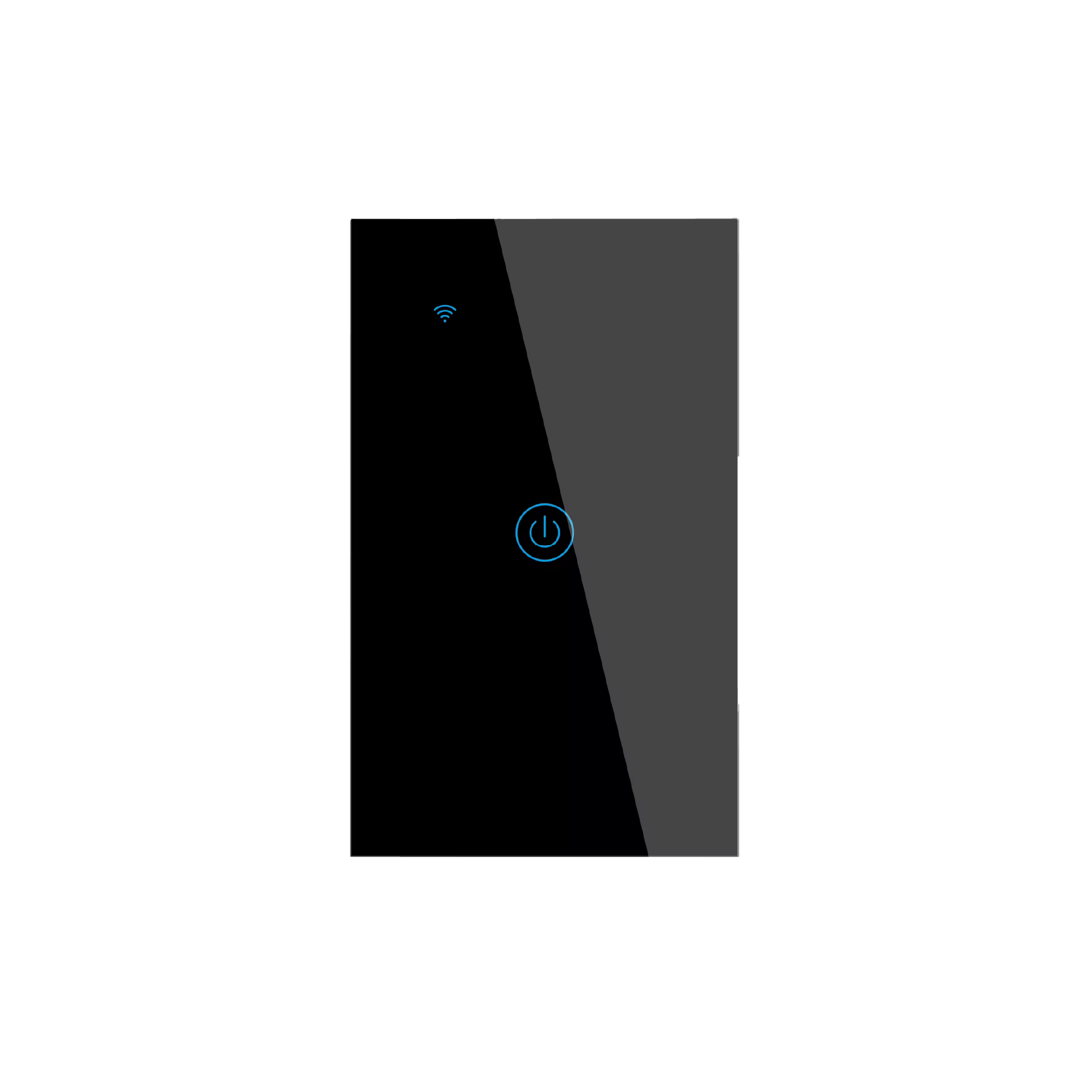 Tecla Smart de Pared Táctil 1 Canal 600W Negro