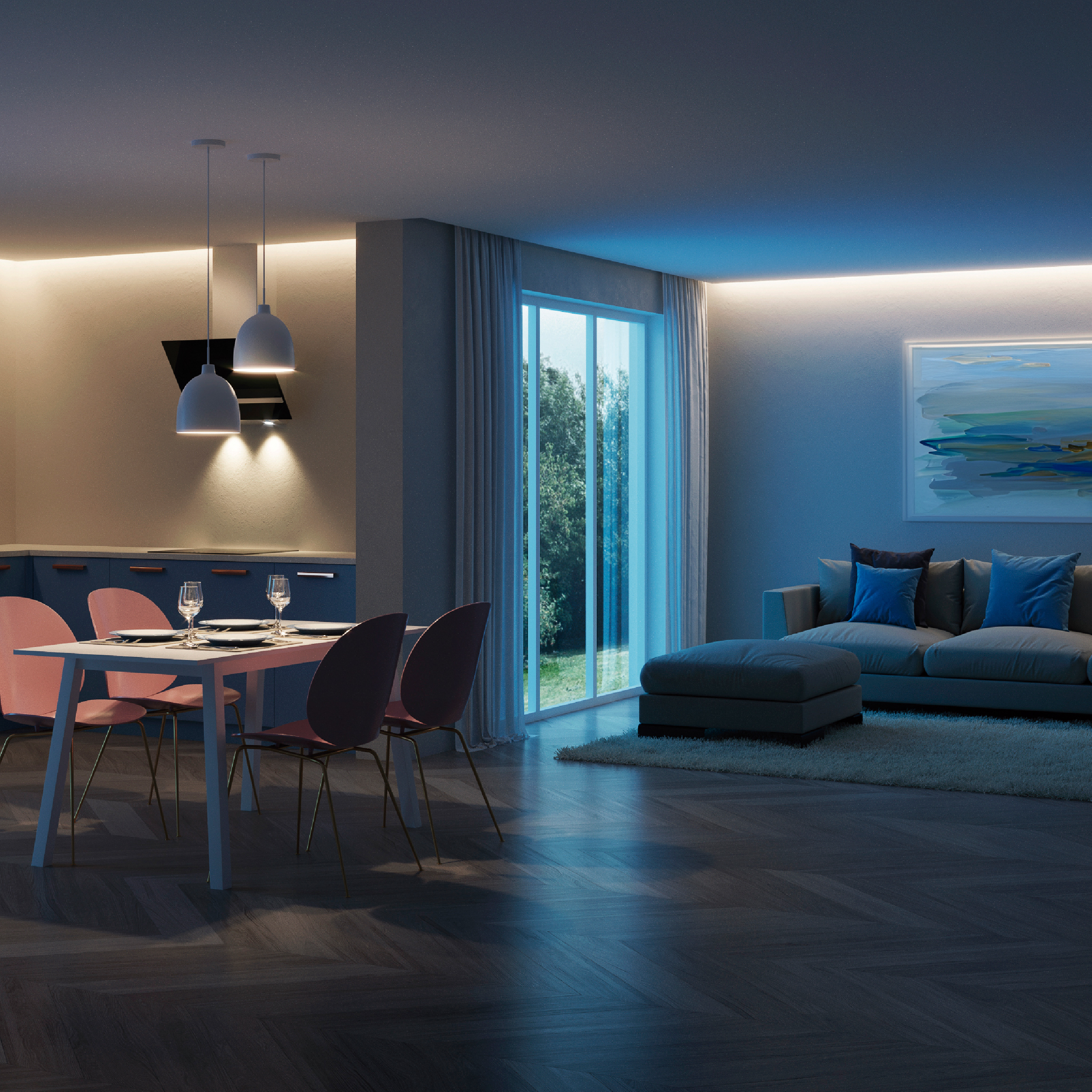 Decodificador DMX512 y RDM de Voltaje Constante 5 Canales 20A máx. 12-24V