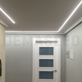 Perfil de Aluminio U Blanco 17x14,5mm, Cover Opal, 2m