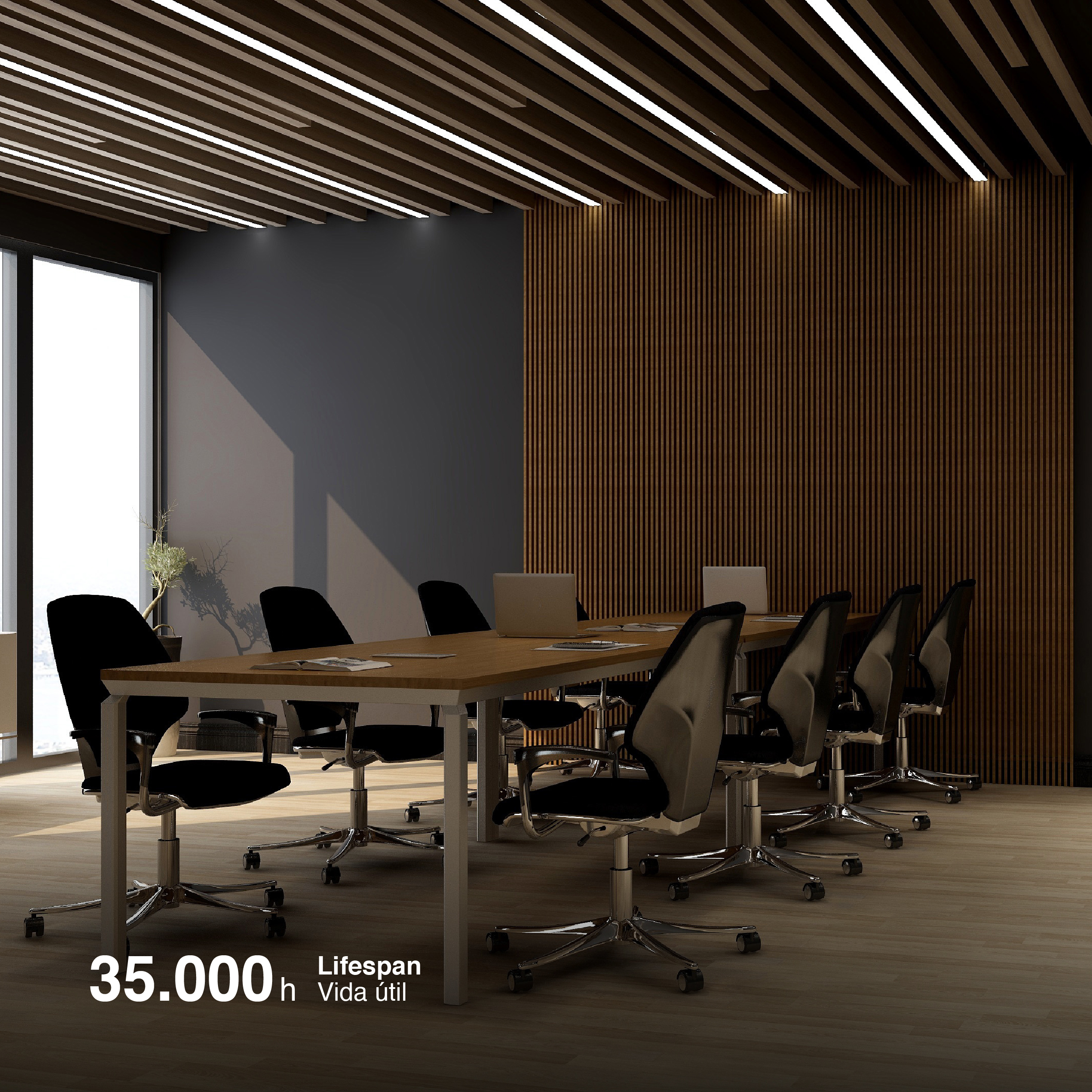 Tira LED COB 24V 40W/m Blanco Neutro 4200lm/m 1600 LEDs/m, 30mm PCB IP33 x5m 