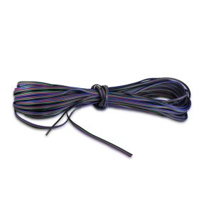Cable 4 polos de 1mm RGB, 4x1mm (18AWG) 48V Máx. x10m