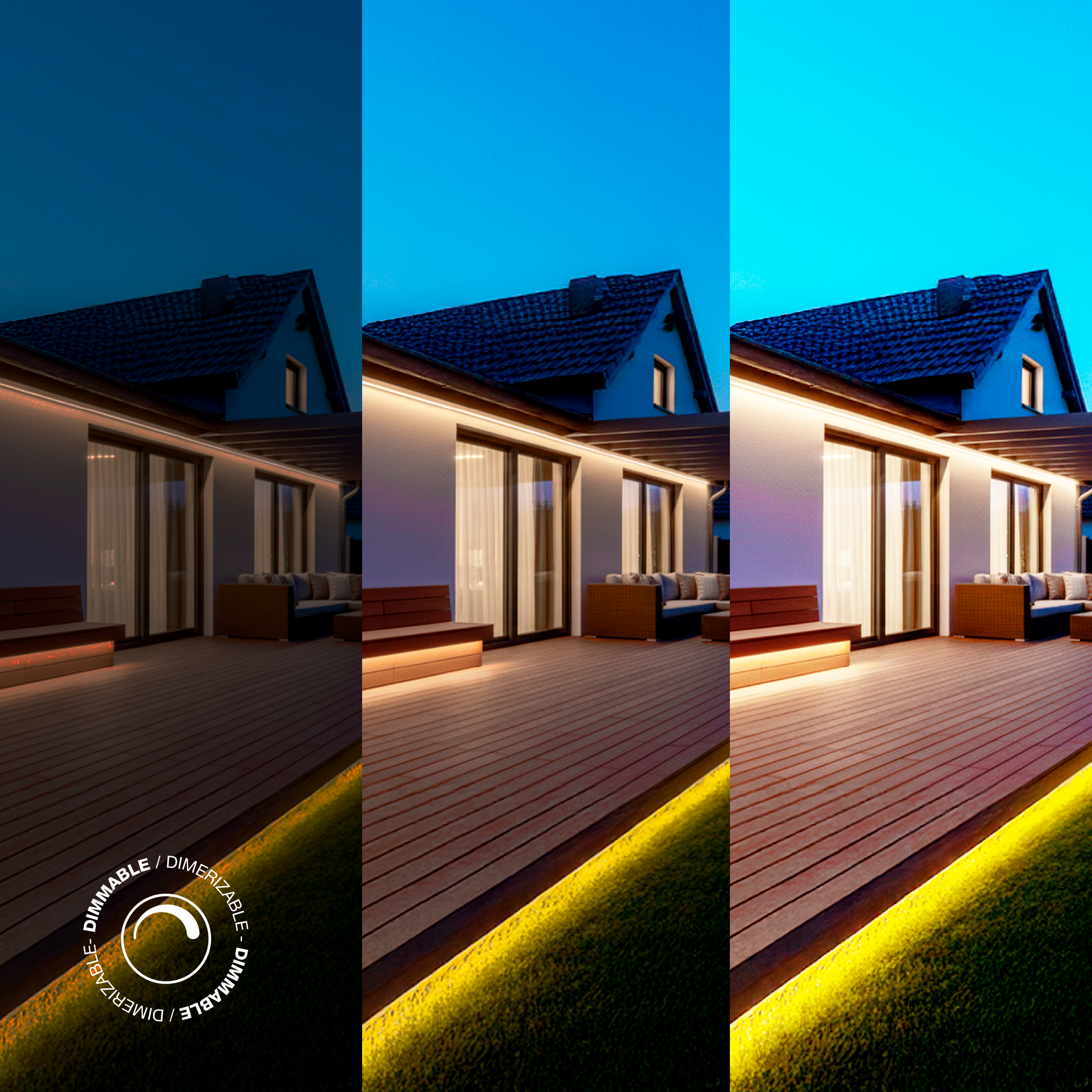 Tira LED COB IP67 220-240V, 400W Blanco Neutro 4000K 560LEDs/m, 50m