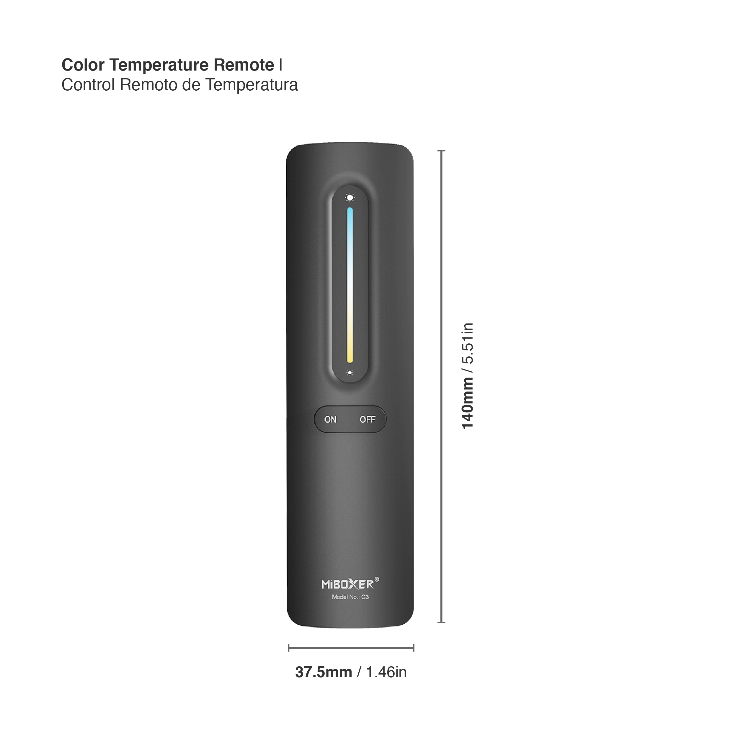 Control Remoto de Temperatura CCT 3V 2.4GHz