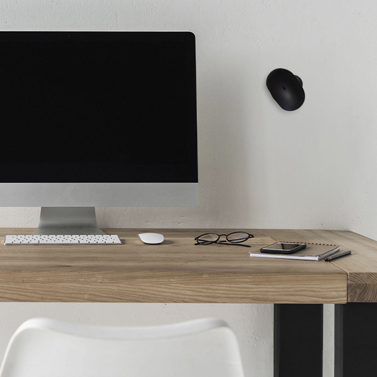 Lámpara de Mesa LED Magnética Negro 3W Mix Recargable 1800mAh