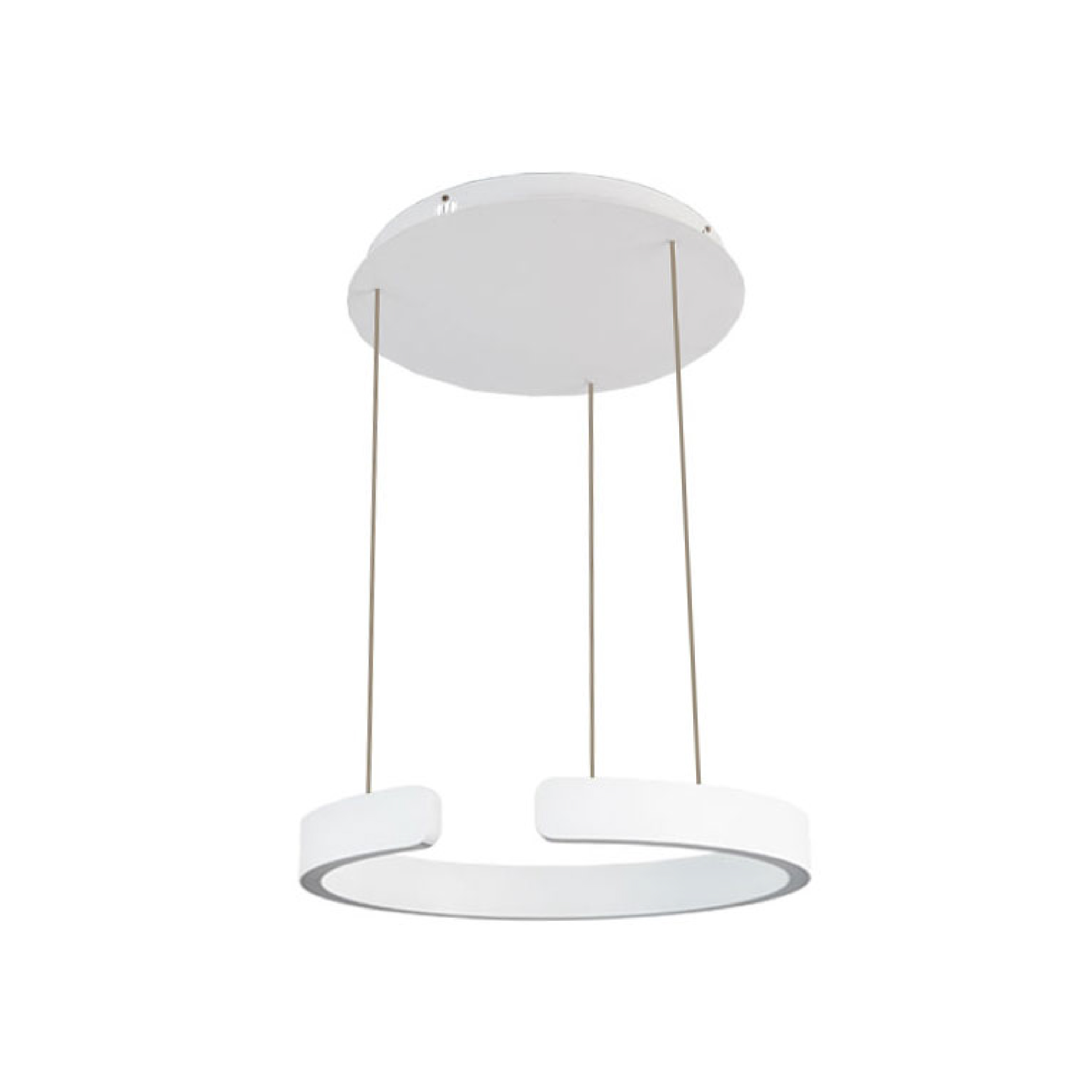 Lámpara LED Suspendida Blanco, Ø40x52cm, 28W CCT Variable 3000-6500K