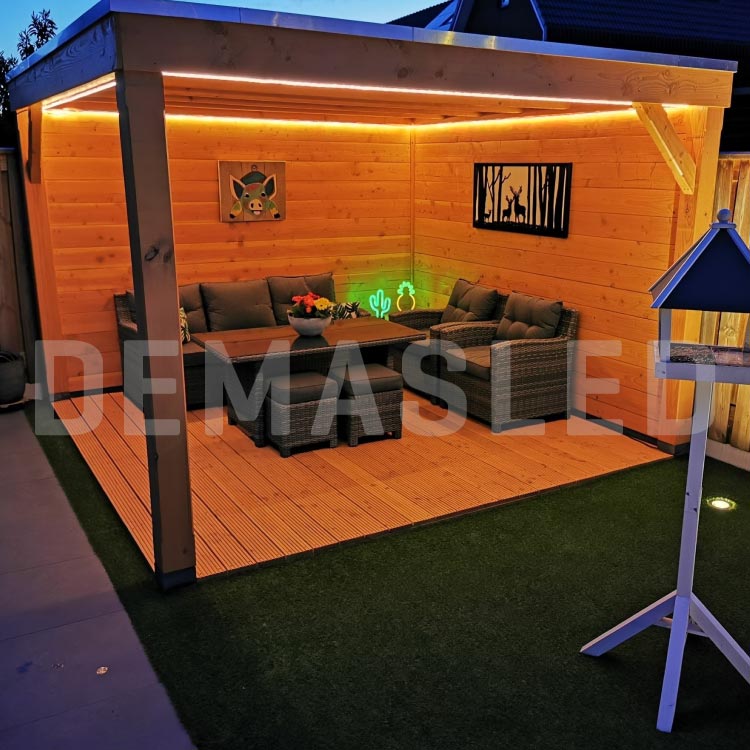 Tira LED de Neón SMD2835 IP67 12V 6W/m Naranja 120 LED/m 5m