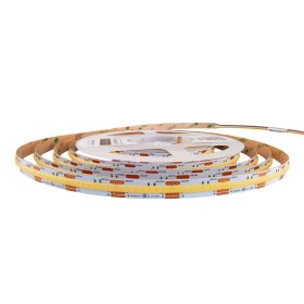 Tira LED COB 24V 16W/m CW-WW-CCT 80lm/m 608 LEDs/m, 10mm PCB x5m