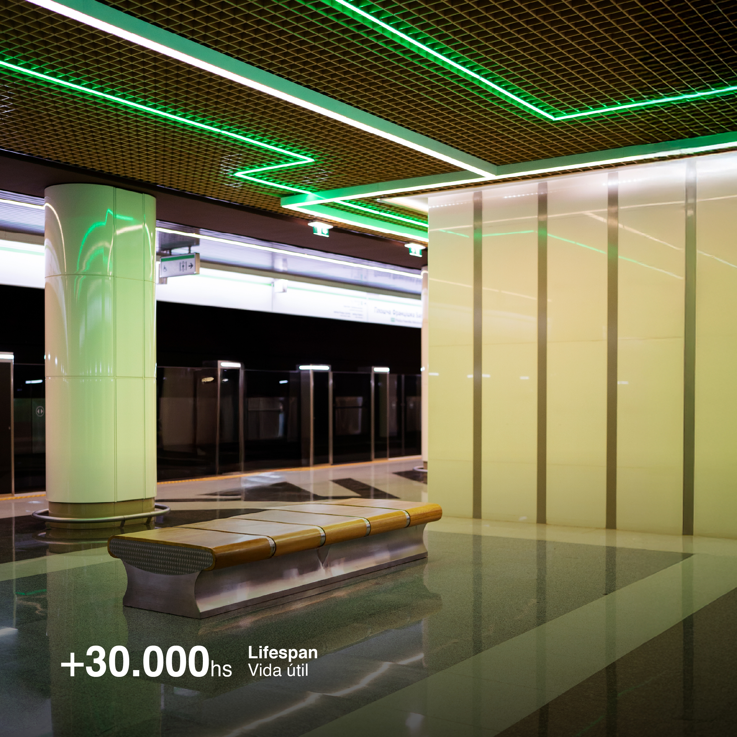 Tira LED de Neón SMD2835 IP67 12V 6W/m Verde 120 LED/m 5m