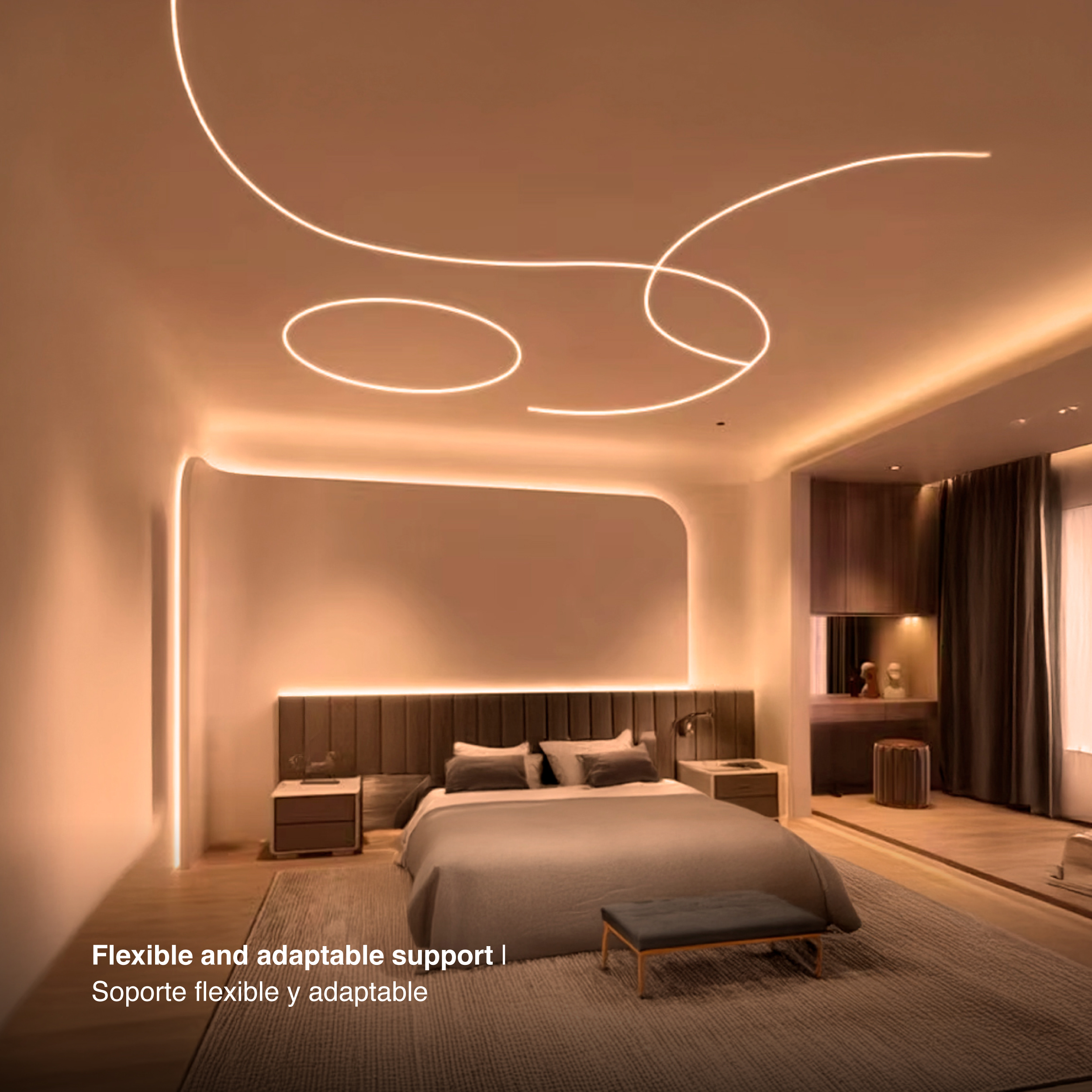 Perfil Flexible de Acero Inoxidable para pers-01 x10m