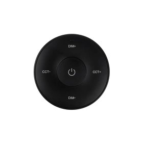 Mini Control Remoto Dimmer con Base Magnética 3V 2.4GHz, Negro