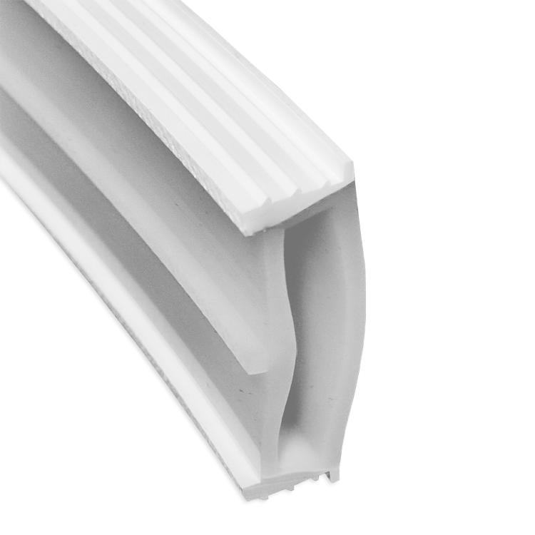 Perfil de Silicona Flexible para Tiras LED Blanco x10mts