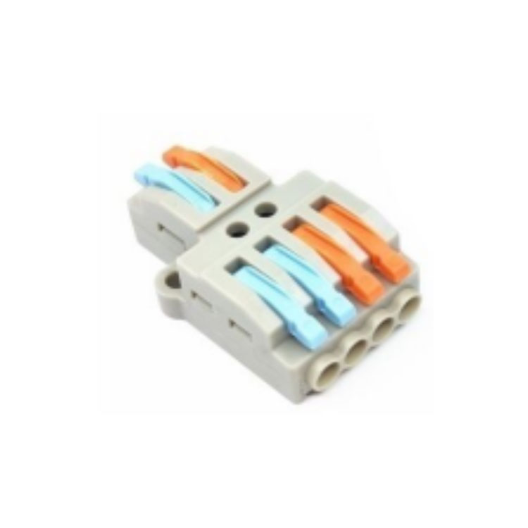 Bornera Fast Clip, 2 Entradas, 4 Salidas