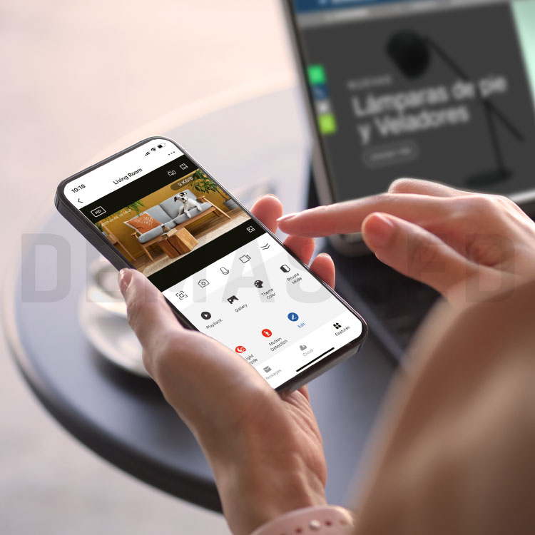 Cámara Smart WIFI de Interior HD 1080P, IP33