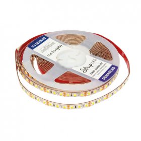 Tira LED SMD2835 24V 12W/m Cálido 1200lm/m 120 LEDs/m 8mm PBC, 5m