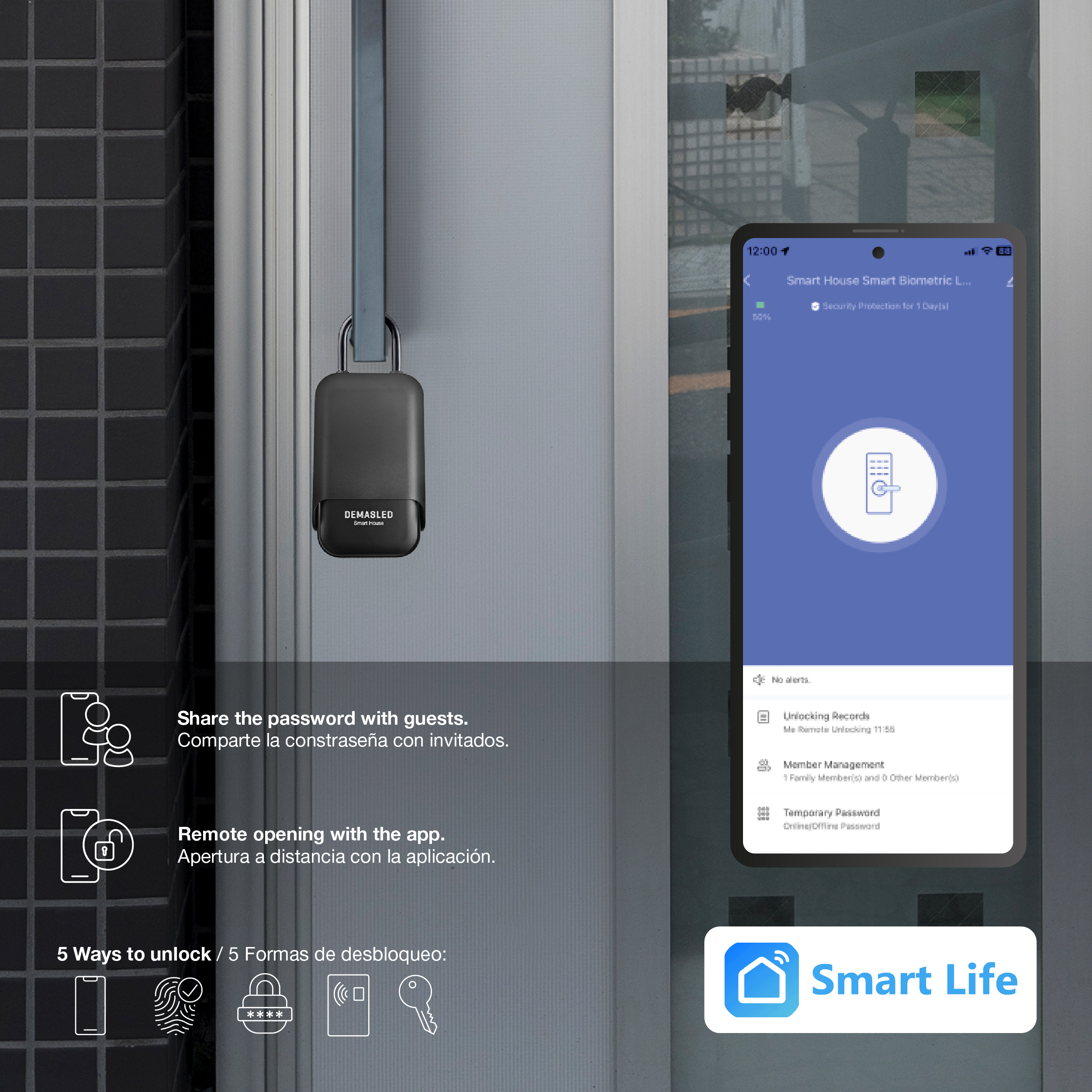Caja de Llave Biométrica Smart IP65