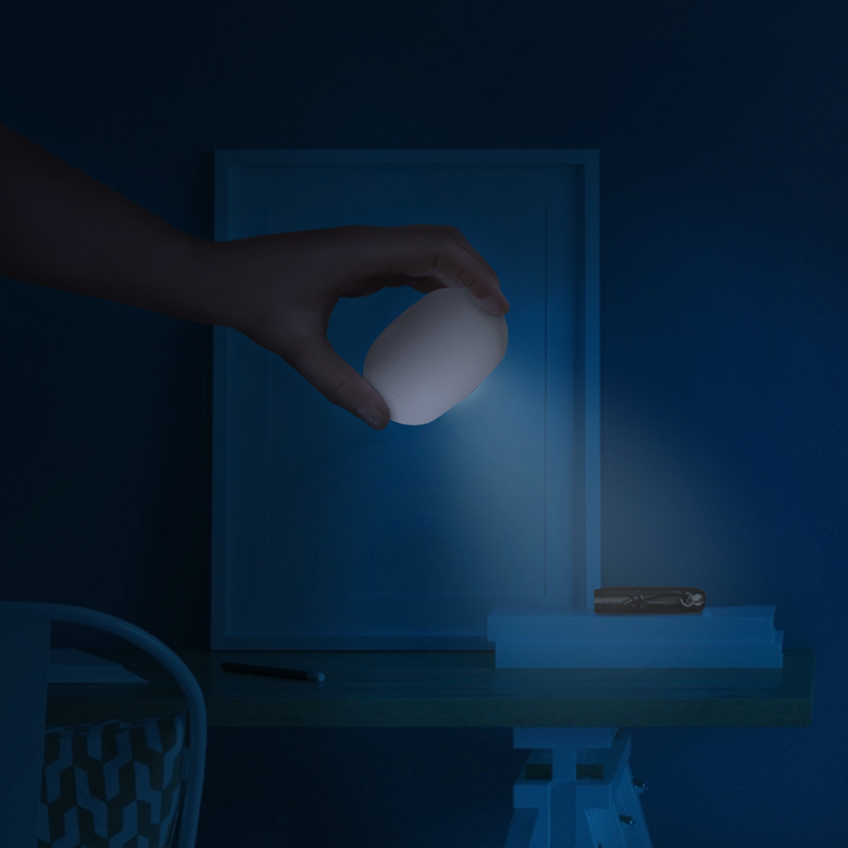 Lámpara de Mesa LED Magnética Blanco 3W Mix Recargable 1800mAh