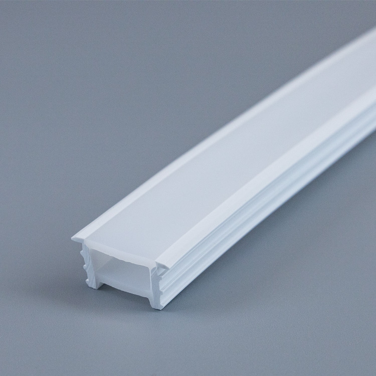 Perfil de Silicona Flexible para Tiras LED Blanco x10mts