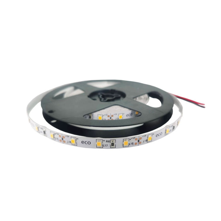 Tira LED SMD2835, 12V 4W/m, Blanco Cálido, 60 LEDs/m, 5m.ECO
