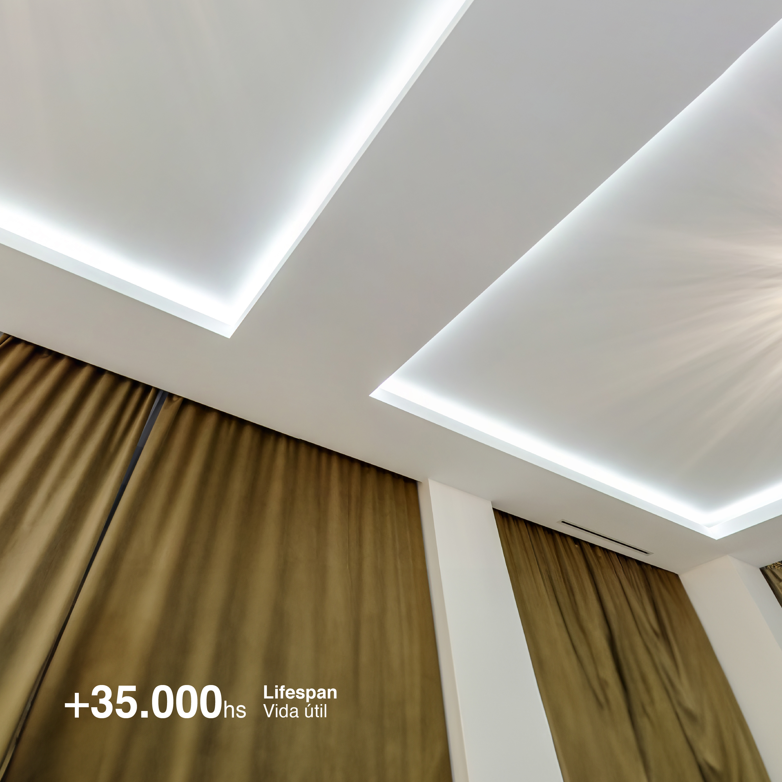 Tira LED COB 24V 11W/m, Blanco Frío 1100lm/m 480LEDs/m, 8mm, 5m