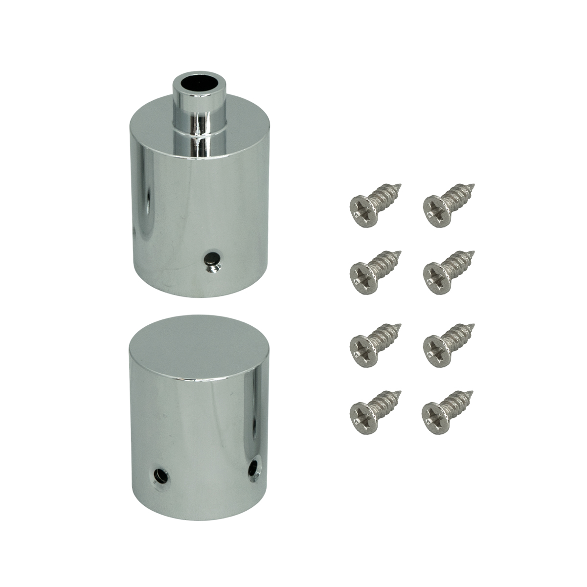 Kit de 2 tapas de Aluminio Cromado para tex-11/12