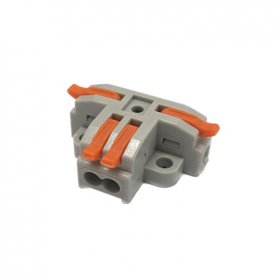Conector en T, Bornera Fast Clip, 1 X 2 X 1