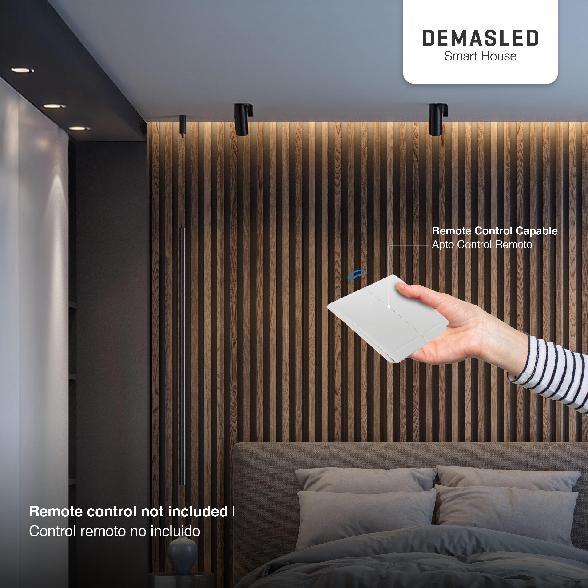 Mini Smart Switch WiFi+RF 4 Canales, 100-240Vac 50-60Hz 10A max 2.4GHz