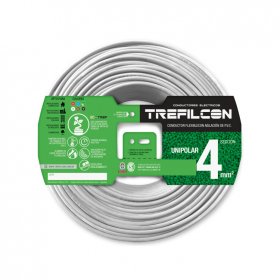 Cable Unipolar 1x4.00mm TREF Blanco x100m