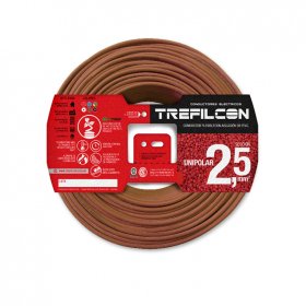 Cable Unipolar 1x2,50mm TREF Marrón x50m