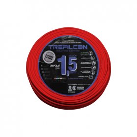 Cable LSOH Unipolar 1x1,50mm TREF Rojo x100m