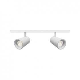 Aplique 40cm Móvil Blanco Cabezal 7x13cm 2 Luces GU10