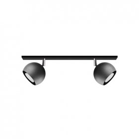 Lampara Colgante Mini Balloon Ø 10 cm Negro para 2 luces GU10