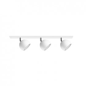 Aplique con Cabezales Direccionables Mini Balloon Blanco Ø10 cm para 3 Dicroicas GU10