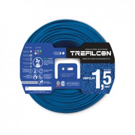 Cable Unipolar 1x1,50mm TREF Celeste x100m