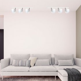 Lampara Colgante Mini Balloon Ø 10 cm Blanco para 3 luces GU10