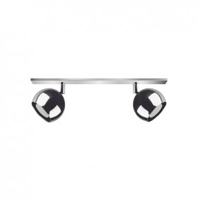 Lampara Colgante Mini Balloon Ø 10 cm Cromado para 2 luces GU10