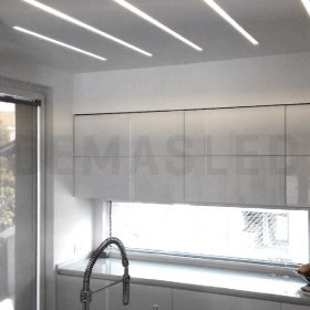 Perfil de Aluminio Tipo U, Anodizado, Difusor Opal Blanco, 17x14,5mm, 2m