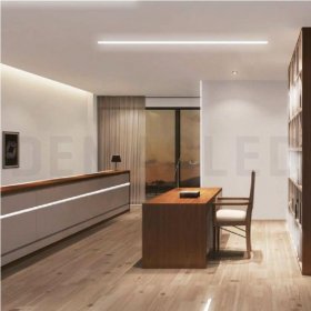 Perfil de Aluminio Linear 15x9mm Anodizado, Cover Opal Blanco Curvo x1m