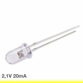 LED intermitente amarillo