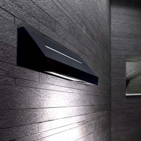 Aplique MÓNACO Negro Unidireccional E27 265x120x110mm