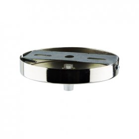 Base Aplique para Lámpara Colgante Cromado Ø10.5cm (Incluye tuerca prensacable)