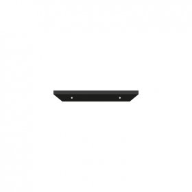 Base para Lámpara Colgante Negro con 2 Agujeros 40cm (Incluye tuerca prensacable)