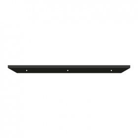 Base para Lámpara Colgante Negro con 3 Agujeros 80cm (Incluye tuerca prensacable)