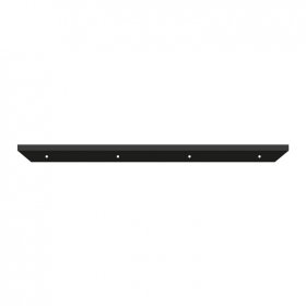 Base para Lámpara Colgante Negro con 4 Agujeros 80cm (Incluye tuerca prensacable)