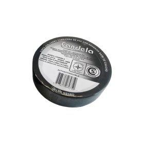 Cinta Adhesiva Aislante PVC, Negra 10m